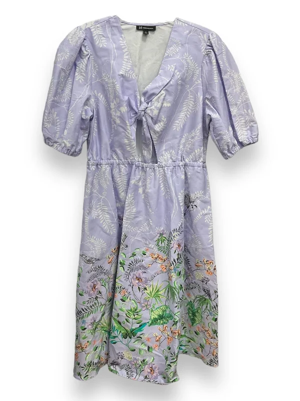 Exclusive Online Offer Floral Print Dress Casual Midi Inc, Size Xl