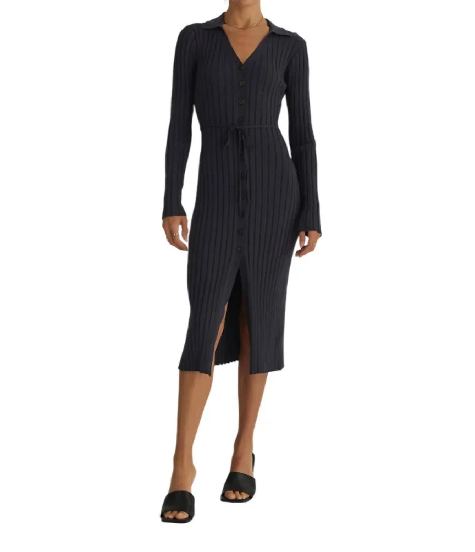 Crazy Deals Dana Dress In Charcoal