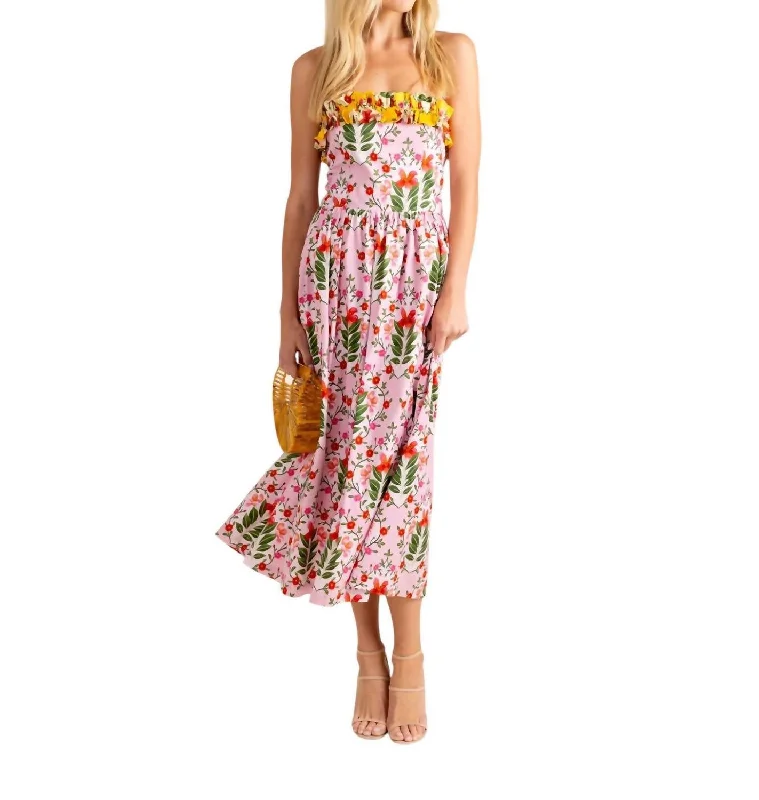 Stock Up and Save Catherine Dress In Pink Bouquet