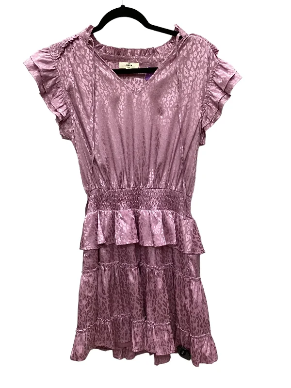 Final Markdown Purple Dress Casual Short Entro, Size S