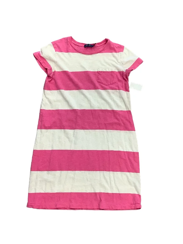 Markdowns Pink Dress Casual Short Polo Ralph Lauren, Size M
