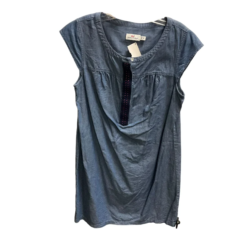 Mega Deal Blue Dress Casual Short Vineyard Vines, Size 10