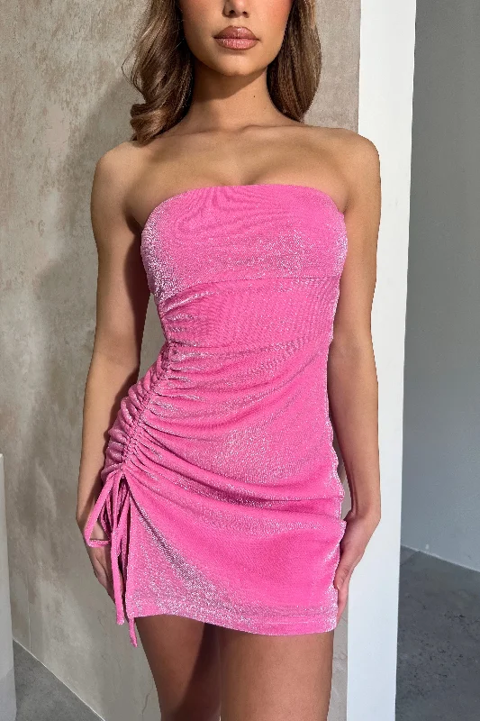 Price Rollback MARIBAL DRESS - PINK (SHINNING)