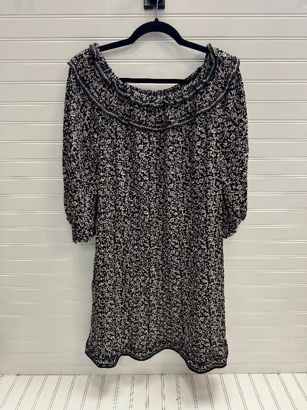 Special Discount Black & Cream Dress Casual Short Max Studio, Size M