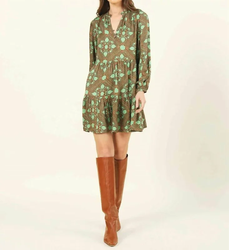 Savings Bonanza Lora Mini Dress In Addison In Julep