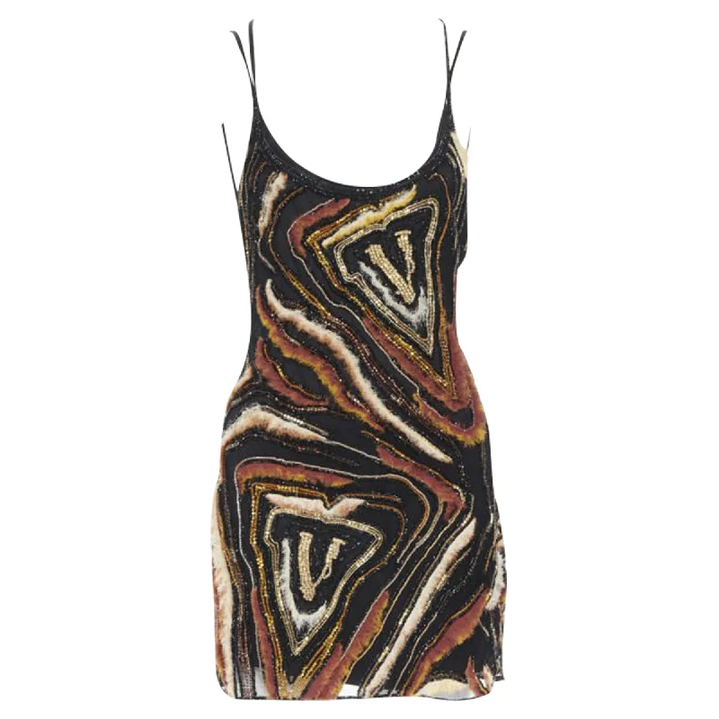 Epic Deals Versace Virtus bead embellished dress