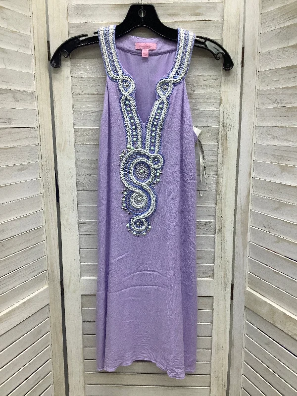 Warehouse Sale Purple Dress Casual Short Lilly Pulitzer, Size Xxs