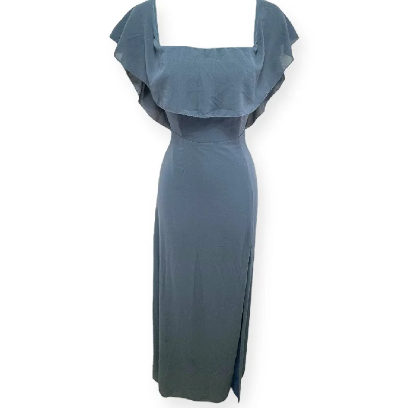 Super Bargain Grey Dress Party Long Tobi, Size S