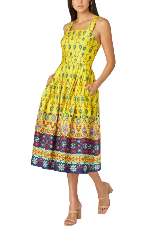 Steals and Deals Camilla Dress In Lemon