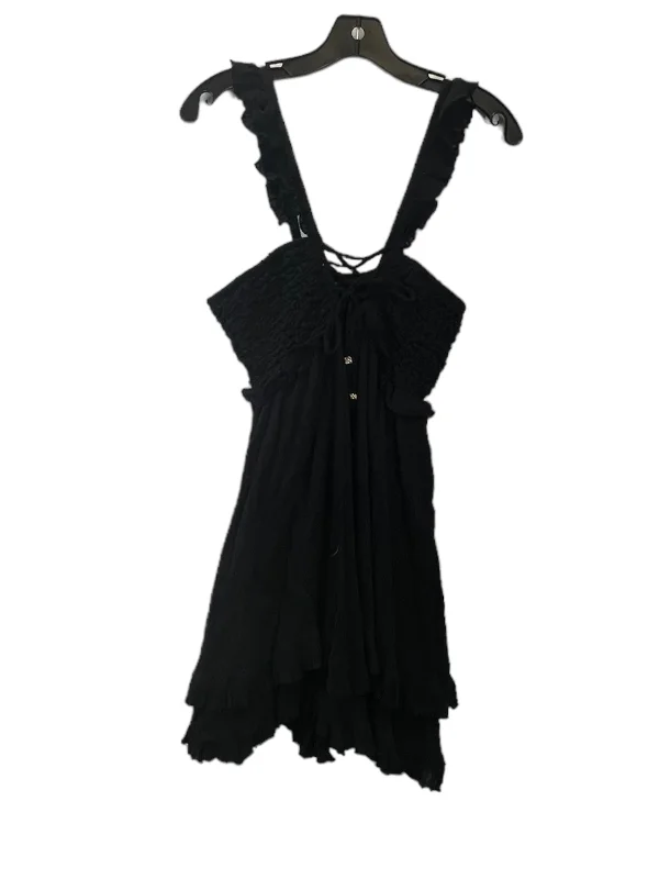 Deal Dash Black Dress Casual Short Free People, Size Xs