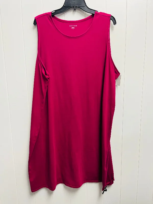 Can't Miss Rainbow Print Dress Casual Short Eileen Fisher, Size 3x