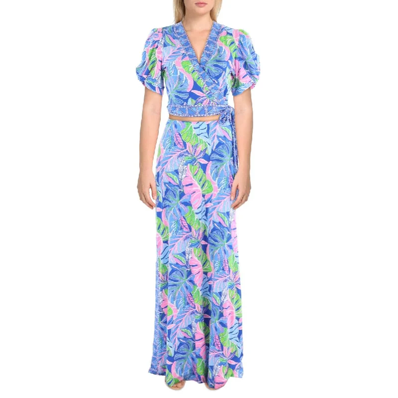 Take Advantage Womens 2PC Full Length Two Piece Dress
