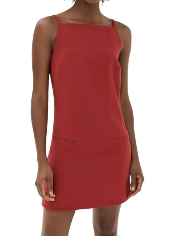 Now or Never Rhythm Dress In Rouge