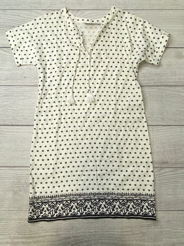 Extra Savings White Black Dress Casual Short Vineyard Vines, Size Xs