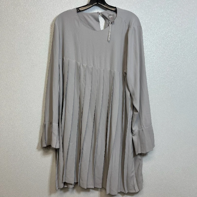 Super Deal Grey Dress Casual Short Asos, Size 14