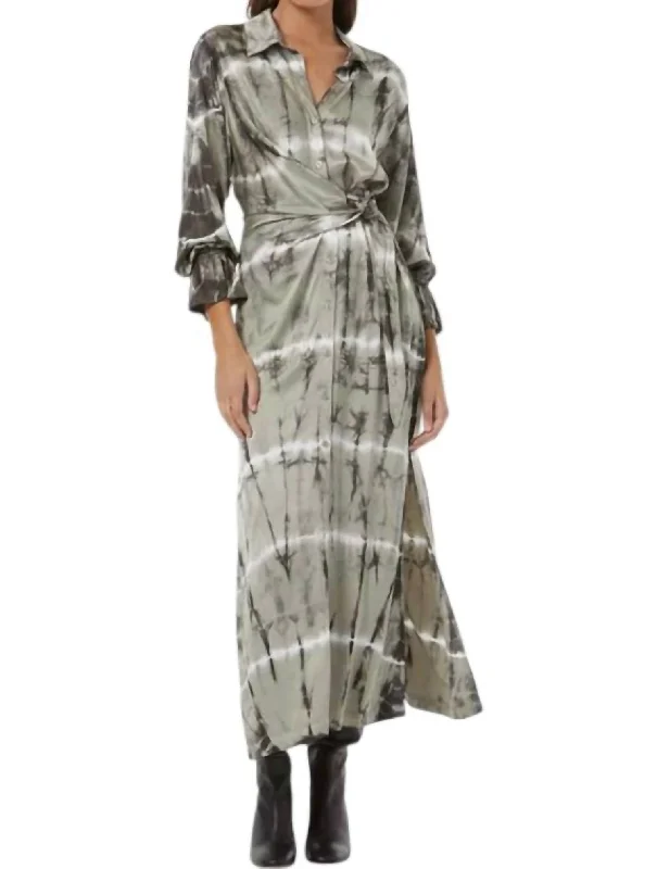 Markdowns Marionne Dress In Harbor Grey
