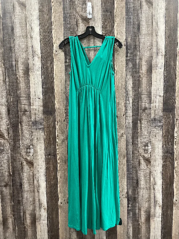 Fantastic Offers Green Dress Casual Maxi Soft Surroundings, Size S