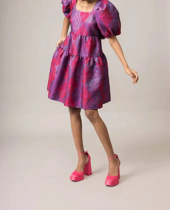 Hurry In Bonnie Dress In Jacquard