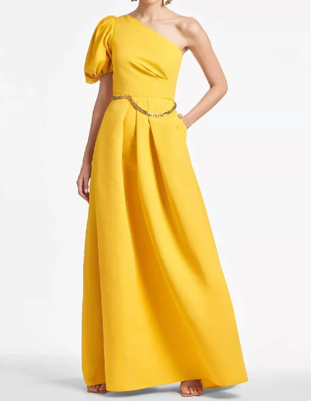 Lowest Prices Soleil Gown In Yellow