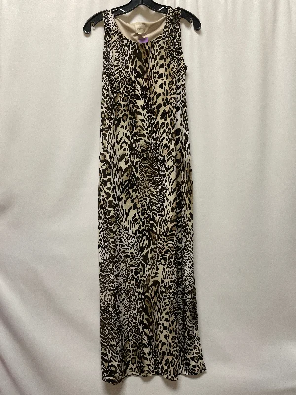 The Best Prices Animal Print Dress Casual Midi Chicos, Size S