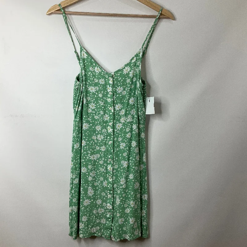 Markdown Madness Floral Print Dress Casual Short Aerie, Size S