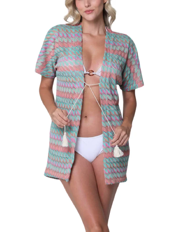 Super Savings 2025 J Valdi Seychelles Open Front Kimono - J10465