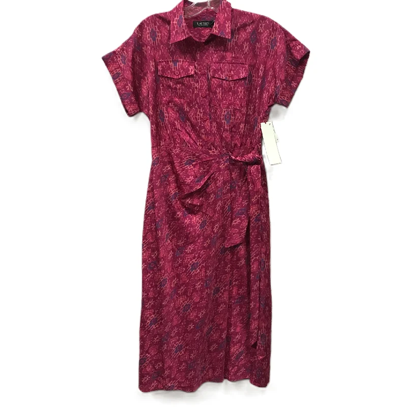 Clearance Sale Pink Dress Work By Ralph Lauren Black Label, Size: Petite   Xs