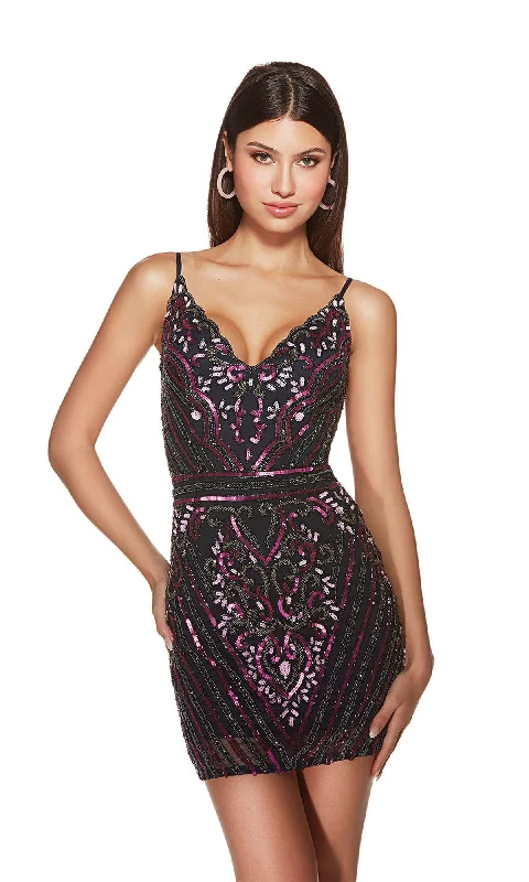 Online Only Alyce Short Party Dress 4883