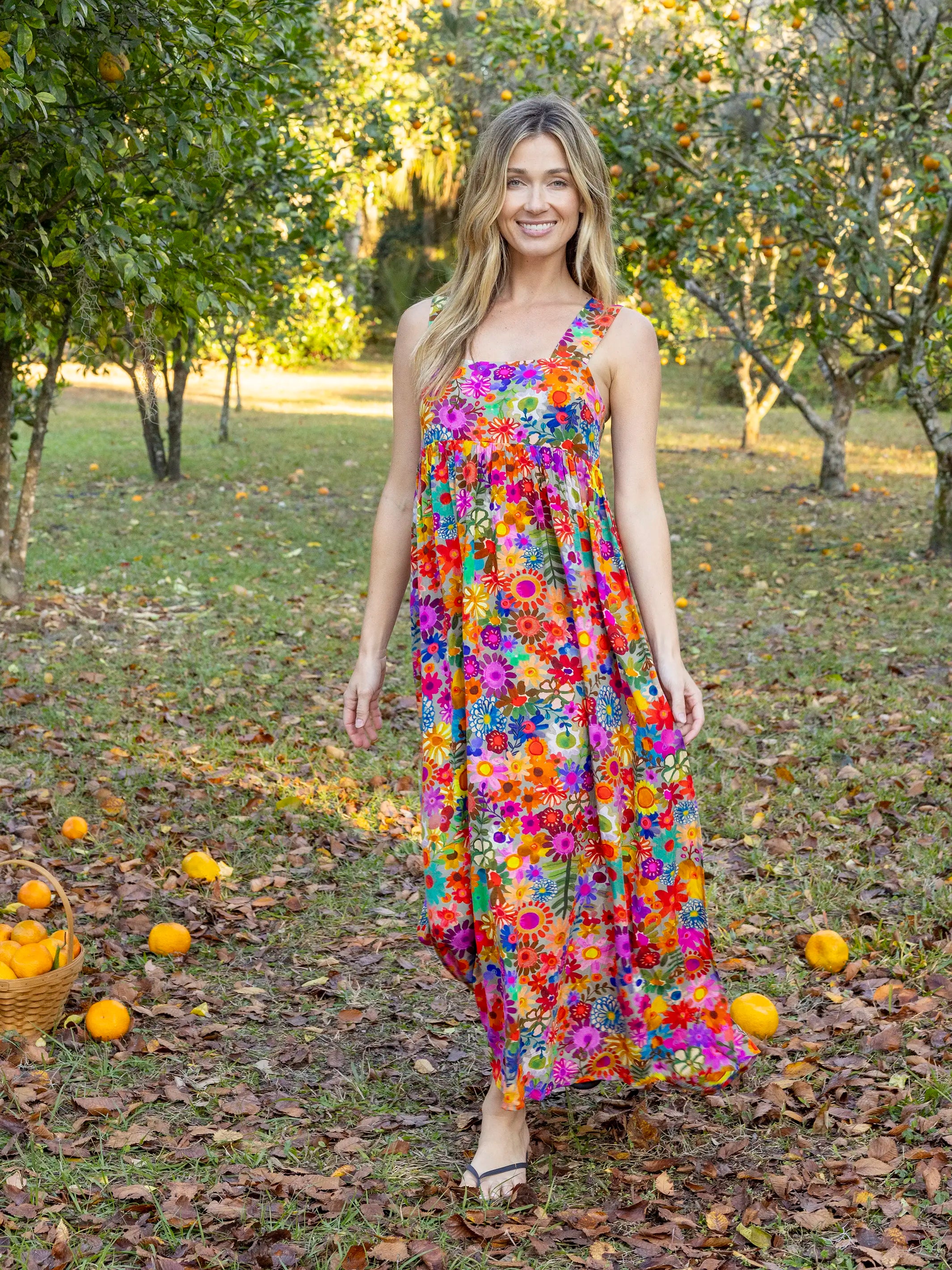 Don’t Miss Out Tricia Maxi Dress - Bright Red Pink Yellow