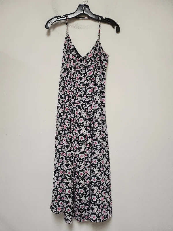 Today’s Special Floral Print Dress Casual Midi Banana Republic, Size M