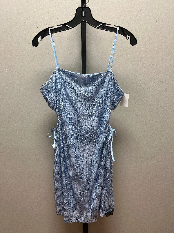 Super Sale Blue Dress Party Short Clothes Mentor, Size Xl
