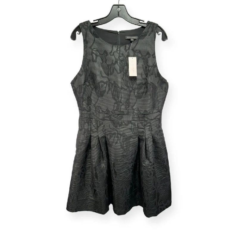 Fantastic Offers Black Jacquard Dress Casual Short Banana Republic, Size 12petite