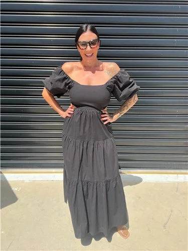 Stock Clearance Iggy Dress - Black (SALE)