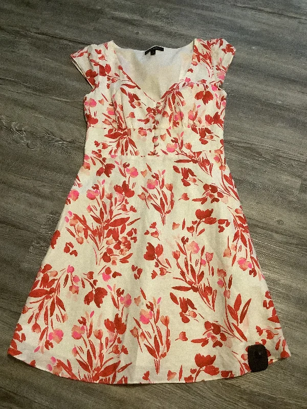 Bonus Savings Red Dress Casual Midi Banana Republic, Size 0