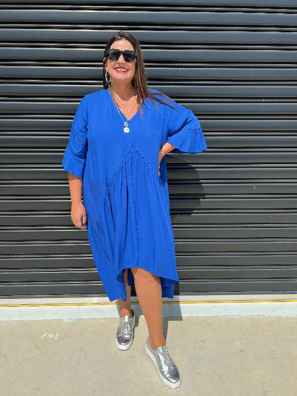 Price Cut Maisie Dress - Blue (SALE)