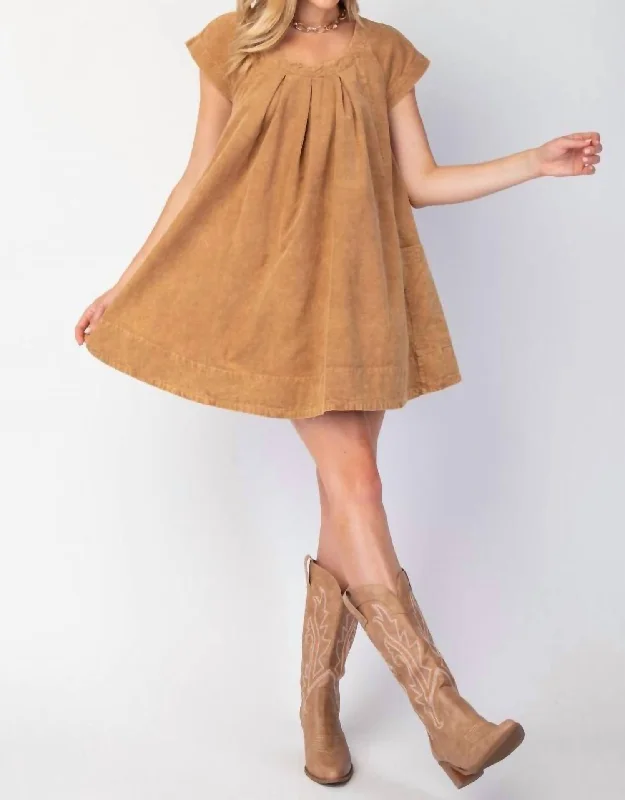 Big Discounts Round Up For Love Dress In Camel