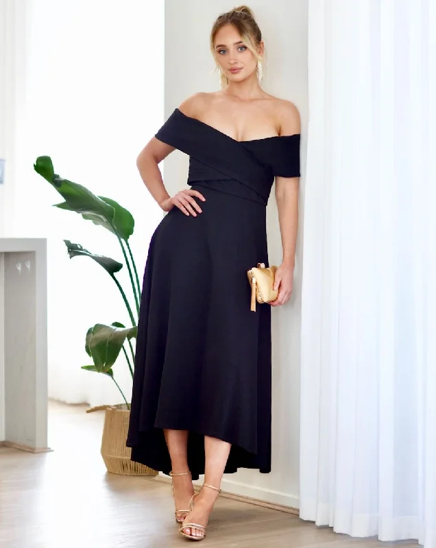 Weekend Deal Belina Midi Dress- Black