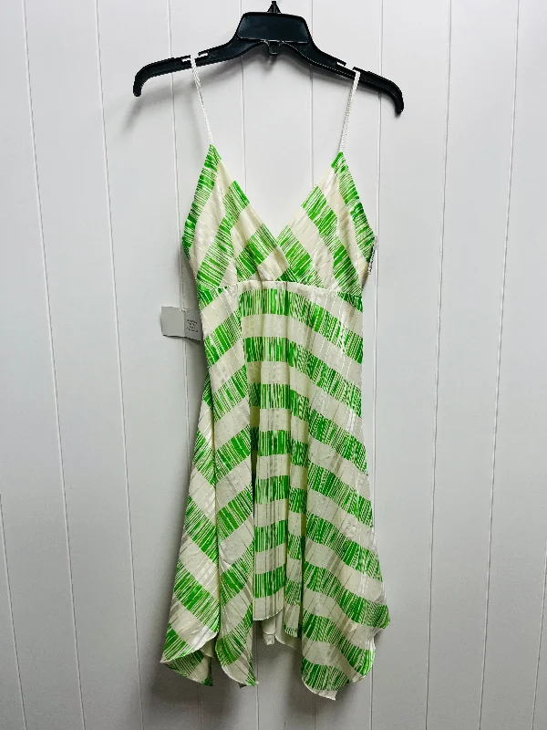 TIME-Limited Offer Green Dress Casual Short HELELN WAND, Size 6