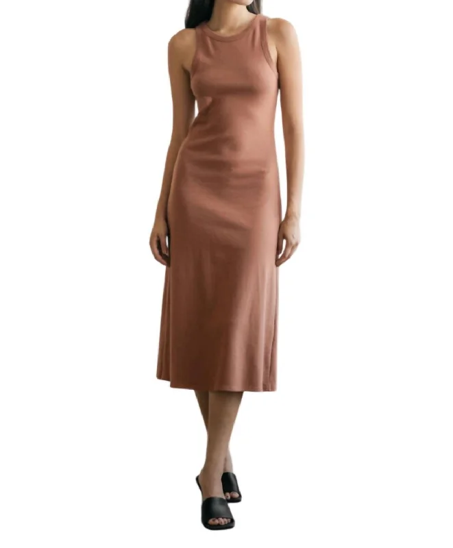 While Supplies Last Ivette Dress In Brick