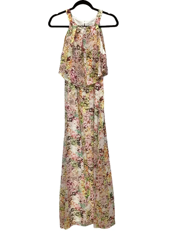 Final Sale Floral Print Dress Casual Maxi Jessica Simpson, Size 10