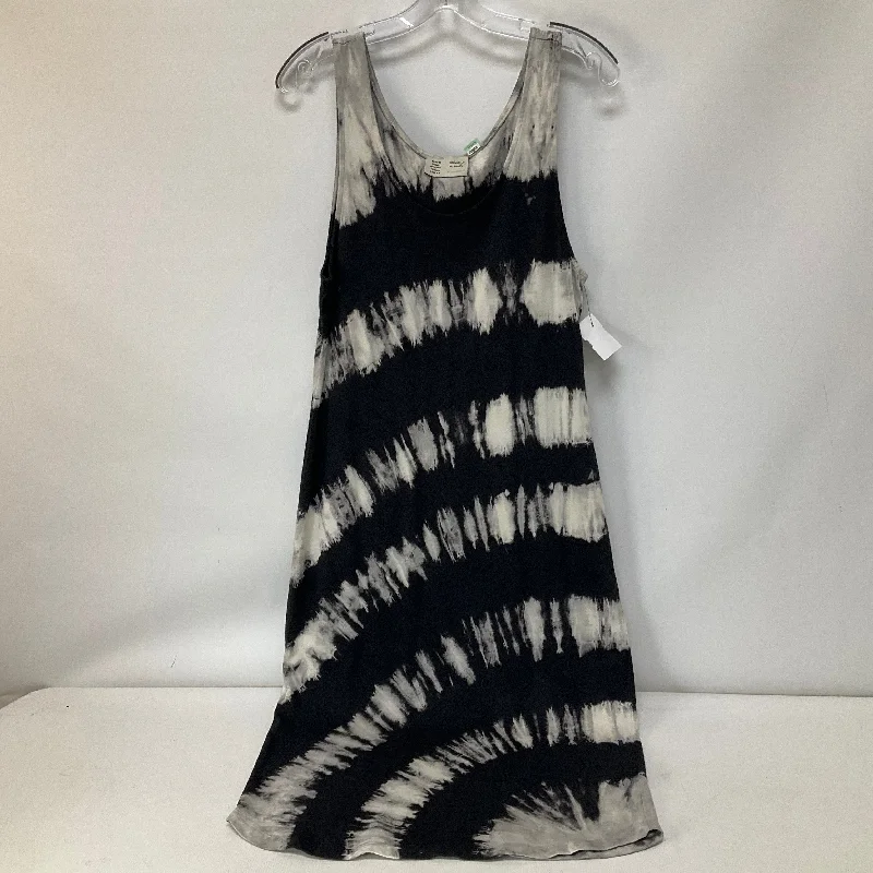 Season Finale Sale Black & Grey Dress Casual Midi Saturday/sunday, Size L