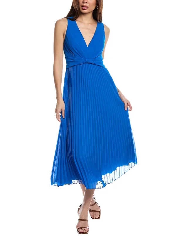 New Arrival Badgley Mischka Sunburst A-Line Dress