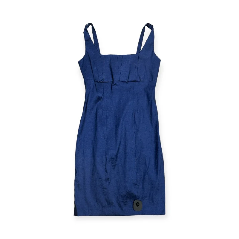 Markdowns Blue Dress Party Midi Calvin Klein, Size 8