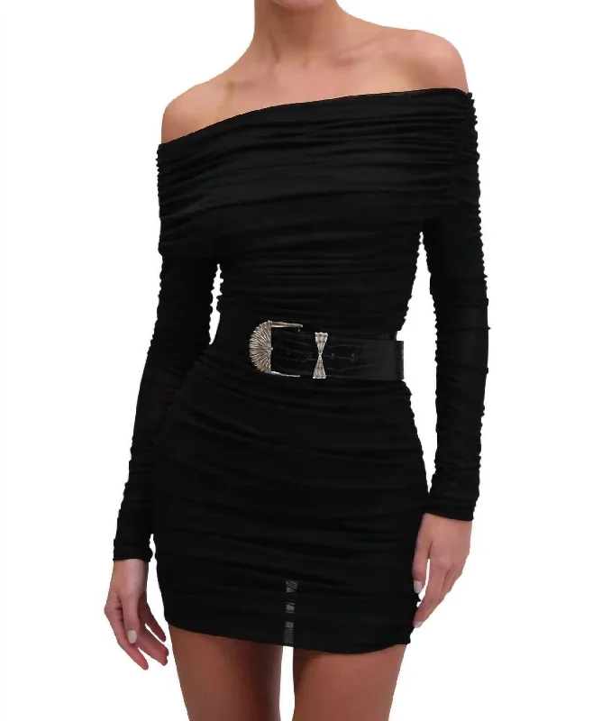 Price Cut Eidis Dress In Jet Black