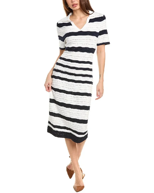 The Best Prices Nanette by Nanette Lepore Pointelle Midi Dress
