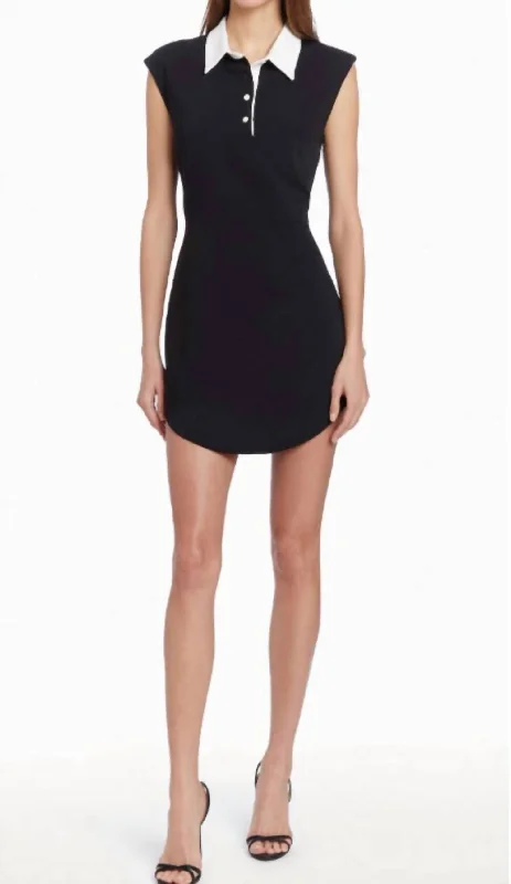 Amazing Deals Kearney Dress In Black/ivory