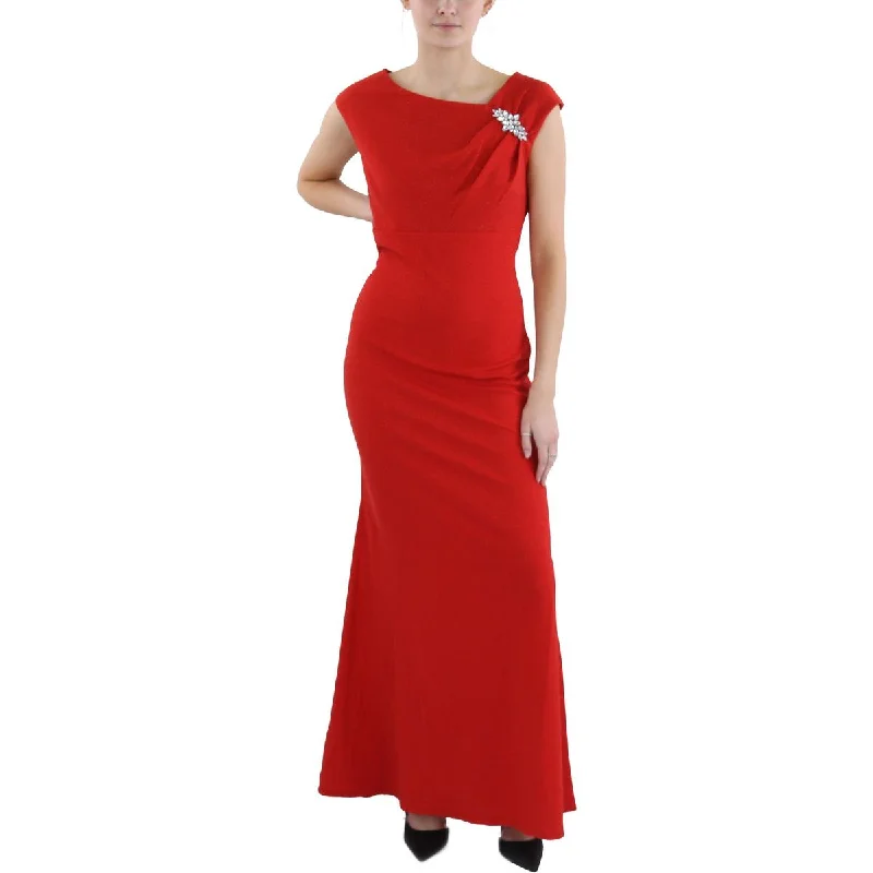 Bonus Savings Womens Full Length Embellished Evening Dress