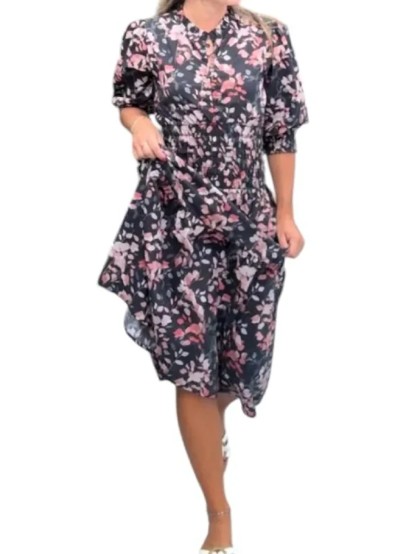 Online Only Domenica Maxi Dress In Night Shades