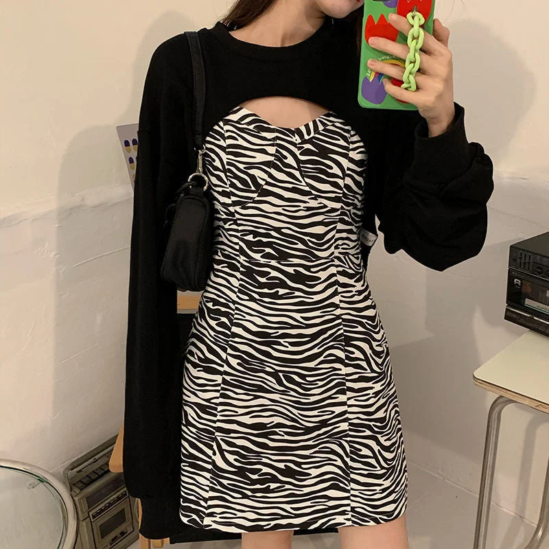 Bargain Prices Back to College Plus Size Gothic Y2k Dress Women Casual Leopard Long Sleeve Party Mini Dress Female Design One-piece Dress Korea Spring Bargain Prices Back to College Plus Size Gothic Y2k Dress Women Casual Leopard Long Sleeve Party Mini Dress Female Design One-piece Dress Korea Spring