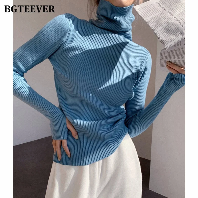 Reduced Prices Awakecrm Christmas Gift BGTEEVER Basic Turtleneck Warm Women Sweater Autumn Knitted Pullovers Thicken Female Sweaters Jumpers Ladies Knitwear Reduced Prices Awakecrm Christmas Gift BGTEEVER Basic Turtleneck Warm Women Sweater Autumn Knitted Pullovers Thicken Female Sweaters Jumpers Ladies Knitwear